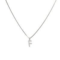 Collana Dilvdò Letters in Argento Zircone CLDBF